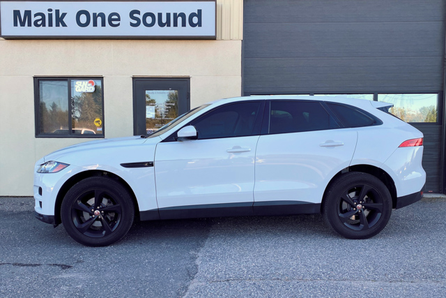 2017 Jaguar F-Type with professional window tint in North Bay